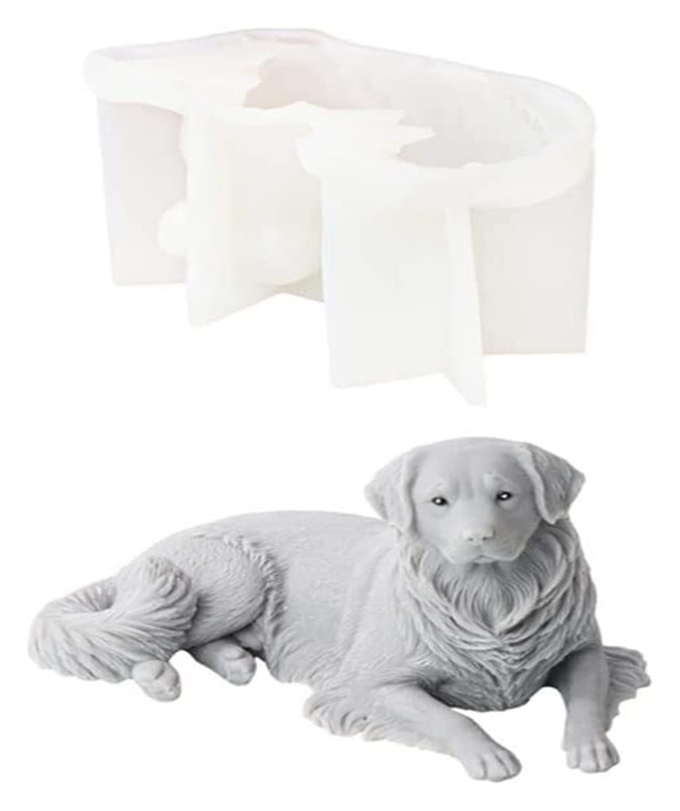 Kit de fabrication de moules à faire soi-même en forme d'animal - Outil de fabrication de résine - Moules en silicone pour résine époxy - Moule en silicone 3D pour