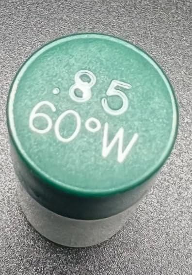 Three Pack - Oil Burner Nozzle, 85 60 W, Semi Solid Spray Green Cap All purpose semisolid Oil Nozzle 85 60 W - Pack of 3