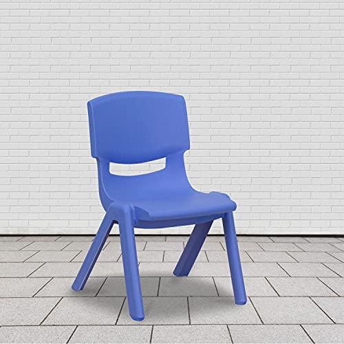 Image of Flash Furniture Furniture>Seating>Chairs>Stack, 10.5 inch, Blue