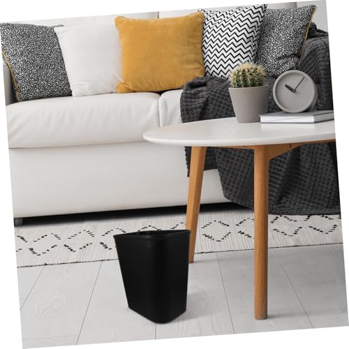 Caneca cuadrada de basura gris para hogar y hotel miniatura 5
