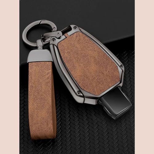 Coque de clé de voiture Benz en cuir W177 W205 W213 GLC CLA AMG