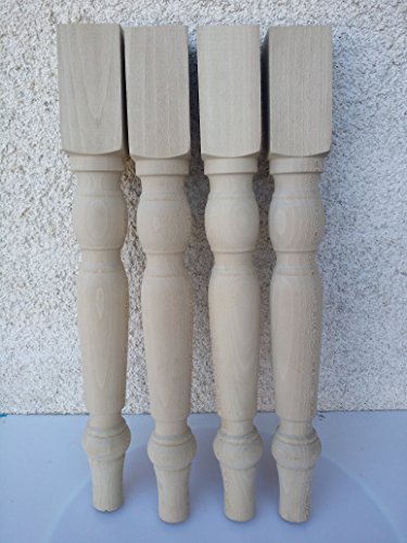 GAMBE PER TAVOLO TORNITE IN LEGNO ARTE POVERA IN PLATANO PARTICOLARMENTE INDICATE PER ESSERE SOTTOPOSTE AL PROCESSO DI LACCATURA CHE NE RISALTA TUTTE LE CARATTERISTICHE