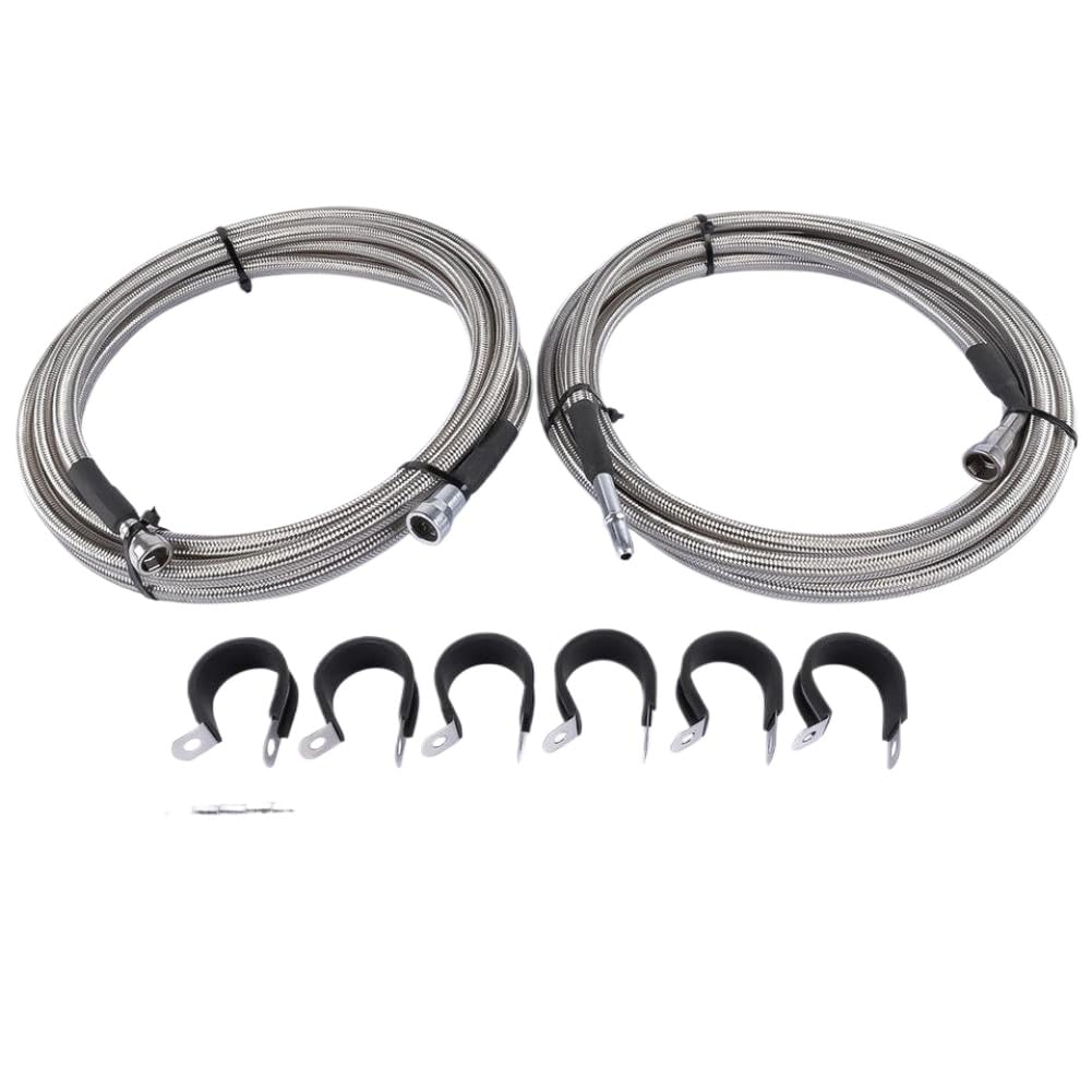 Upktyhwye Onecolor Fuel Line Kit Qff0015ss Compatible With Cobalt Hhr Ion G5 2005 2006 2007 2008 2009 2010