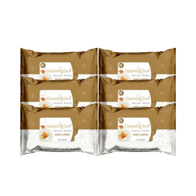 Almond Skin Wipes for Women's - 25 Pulls (each), Pack of 6-image-0