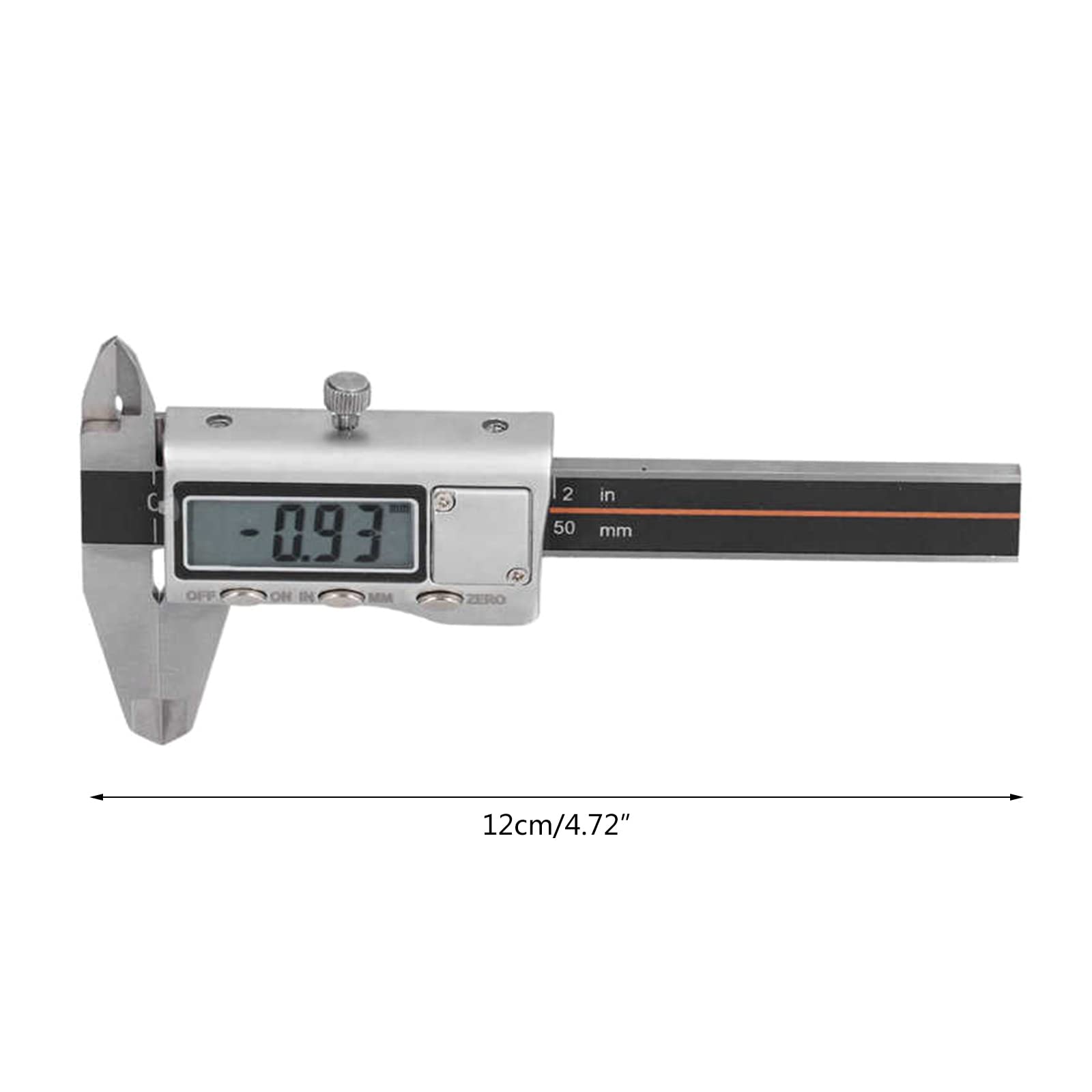 Outil de mesure en acier inoxydable - Micromètres numériques avec grand écran LCD - Outil de mesure pour la maison, le dessin, la physiothérapie pour la fabrication de bijoux, le travail du bois en