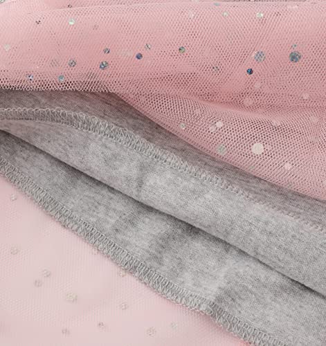 Toddler Girl Summer Tulle Dress Cute Cartoon Pattern Cotton Dress Sequins Stripe Daily Baby Girl Casuals Dress4