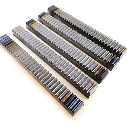 Power Transmission Material Model for Small Manufacturing of Steel Rack 1 Modulus M1 Gear Rack DIY Drive Rack - (Number of Teeth: 30cm)