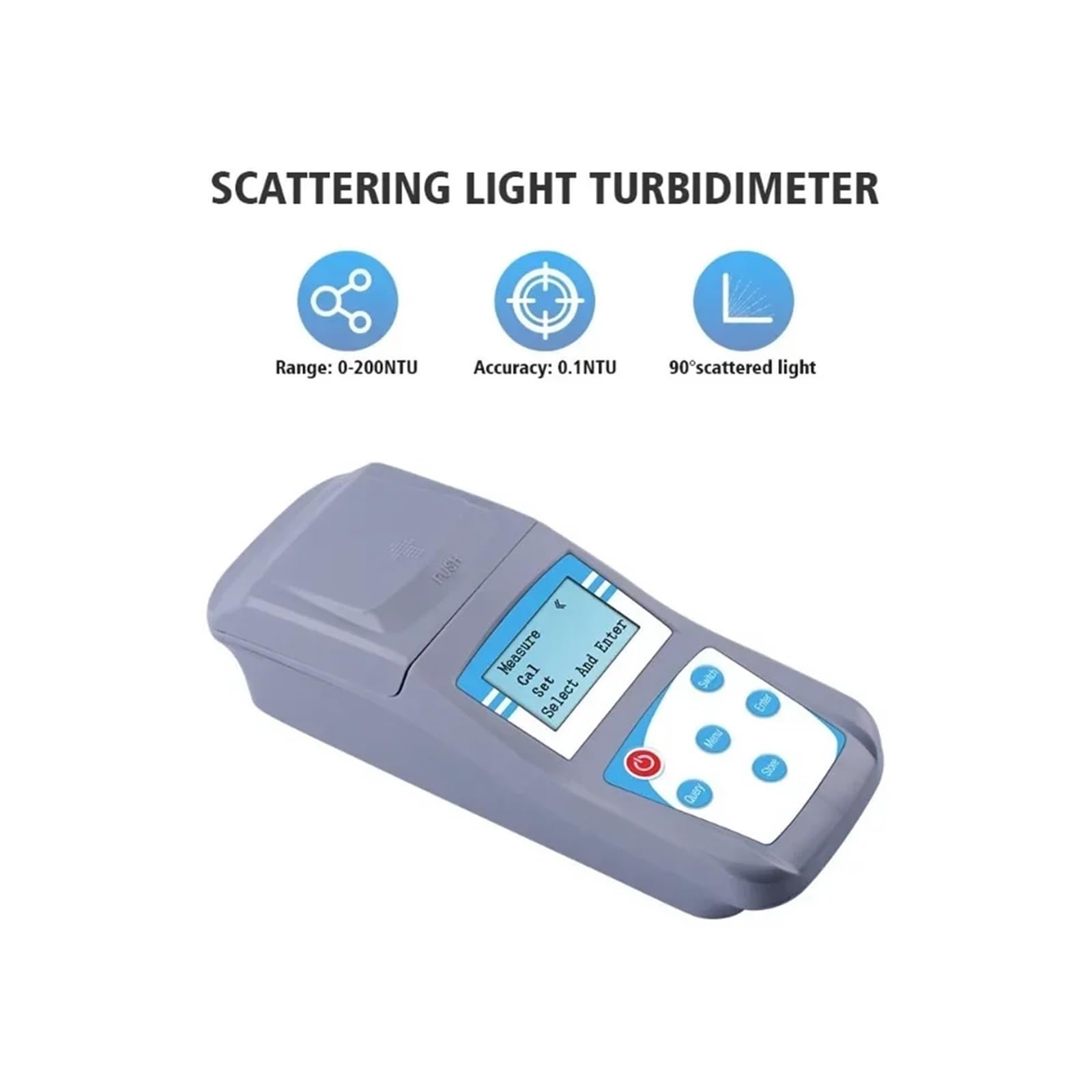 Misuratore di torbidità, Applicabile al microcomputer ZD-2A Turbidimetro Display digitale Test della qualità acqua Metodo colorimetrico for piscine per analisi dell'acqua