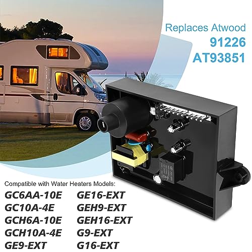 Image of BASIKER 91226 RV Water Heater Control Circuit Board Compatible for G9-EXT; G16-EXT; GC6AA-10E; GC10A-4E; GCH6A-10E; GCH10A-4E; GE9-EXT; GE16-EXT; GEH9-EXT; GEH16-EXT, Dometic Water Heater Parts
