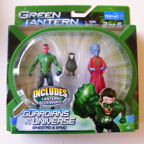 Green Lantern Movie Exclusive Guardians of the Universe Action Figure 2Pack Sinestro Sayo Set 2 of 6 by Mattel