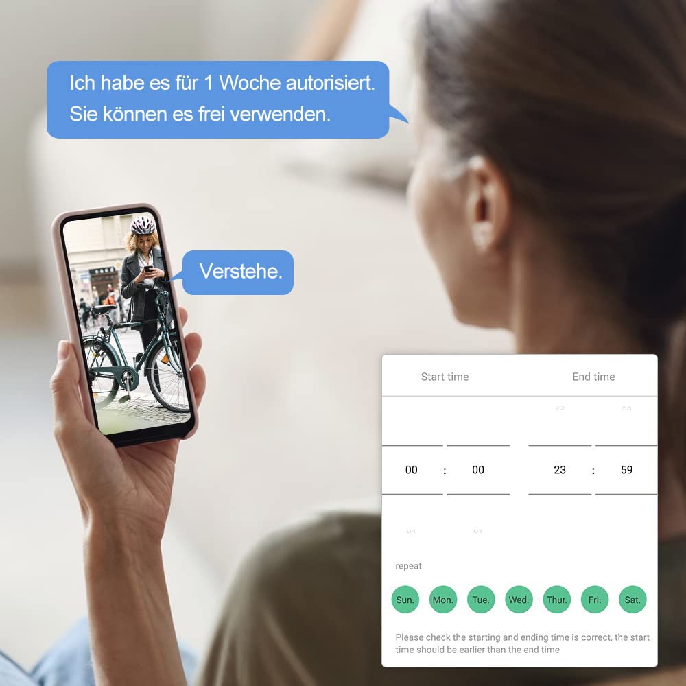 Candado de cadena para bicicleta con llave eLinkSmart impermeable Bluetooth App Bike Lock (100 cm de longitud 8 mm de diámetro) para bicicleta, scooter, moto, portón