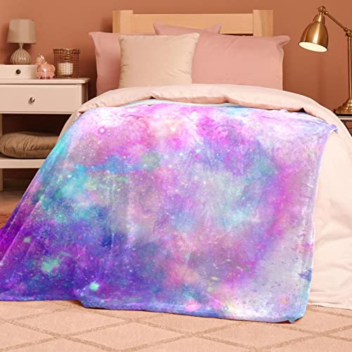 Marbled Galaxy Soft Throw Blanket Cozy Fleece Sofa Bed Couch Blankets For Winter & All Season, 40X60 Inches #TOP6