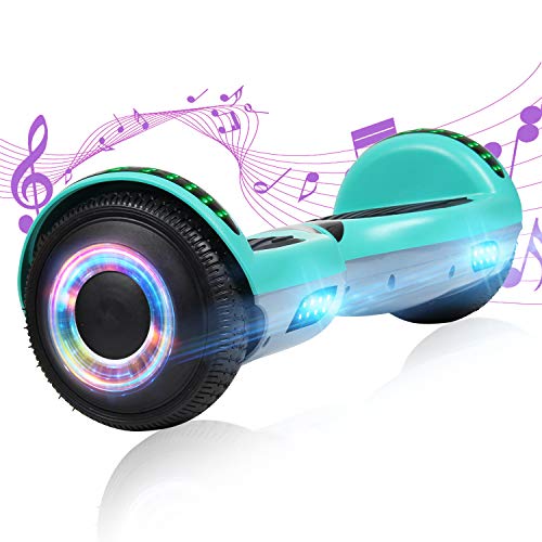 YHR Hoverboards UL2272 Certified with Wireless Bluetooth Speaker LED Wheel 6.5inch Self Balancing Hoverboard for Kids