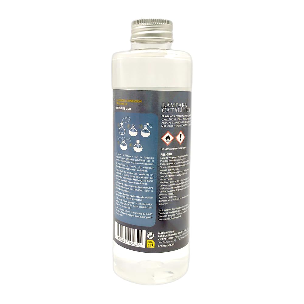 Pack Ahorro Lámpara Catalítica Aqua Marina + Fragancia Lavender Expression (500ml) + Limpiador Neutro (200ml) + Mecha de Repuesto