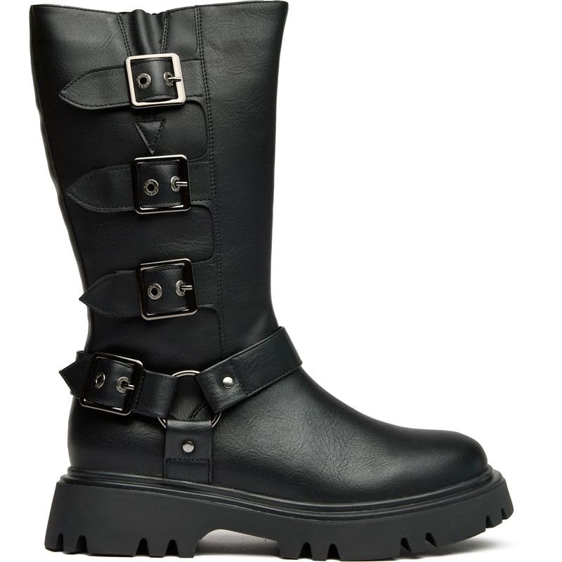 Vegan Cosmic Biker Boots