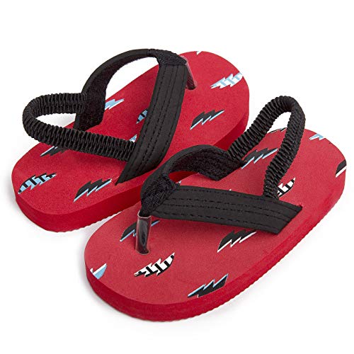 Image of Boys Girls Strap Flip Flops Sandals Cute Cartoon Unicorn Shark Toddler Flip Flop Kids Pool Beach Flat Slide Summer Water Shoes
