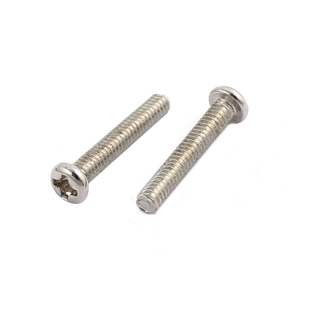 60 Vis à Métaux M2x12mm - Tête Cylindrique Cruciforme - Lot Uxcell