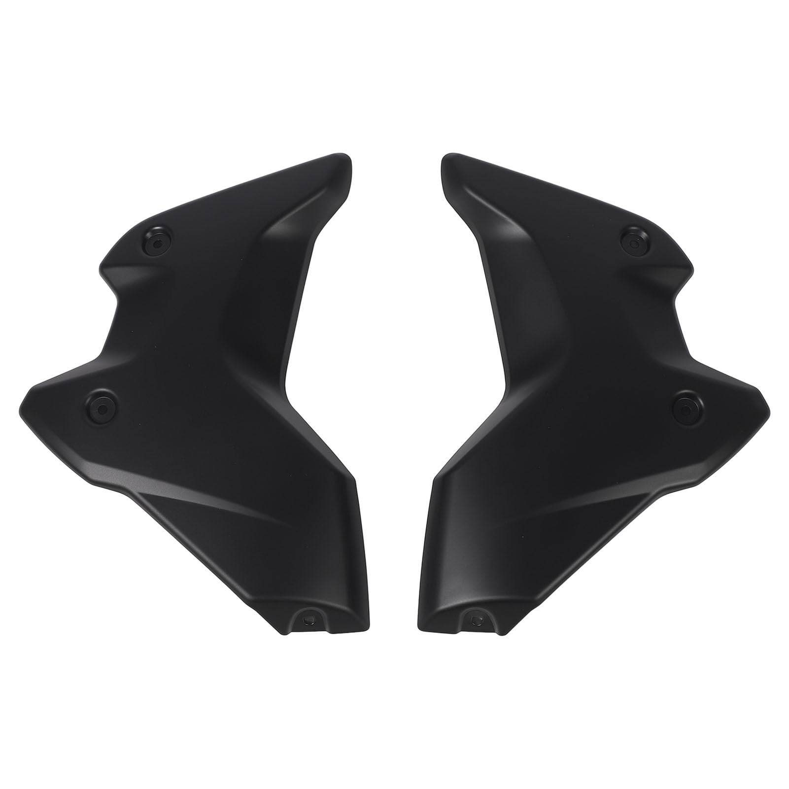 Tbest Vorderer Kühlerschutz Seitenverkleidungsabdeckung, Vorderer Kühlerschutz Seitenverkleidung Motorradschutz R1250GS LC R1250 GS R 1250GS 2018-2023 Hochwertiges ABS-Material (Black)