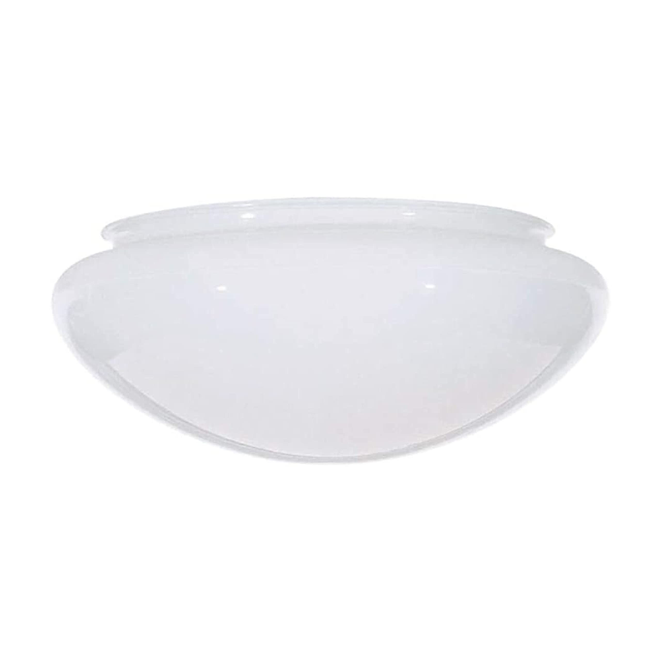 Aspen Creative Milk White Cased Glass Shade - 8-3/4" Replacement For Bankers, Piano & Pharmacy Lamps