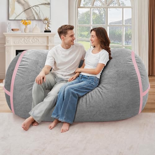 Image of 5FT Bean Bag Chair 5'Giant Bean Bag Chairs with Adults, Large Beanbag Chair
