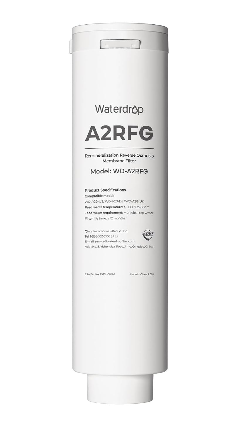 Waterdrop A2RFG Mineralfilter für A2G Auftisch Osmoseanlage, 12 Monate