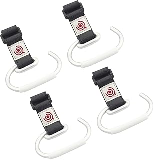 Kisangel 4 Pçs Cabides De Bebê Para Carrinho De Bebê Clipes Para Pendurar Clipes Para Bolsa De Carrinho Ganchos Gancho E Laço Para Carrinho De Carrinho Gancho Para Carrinho Gancho Para