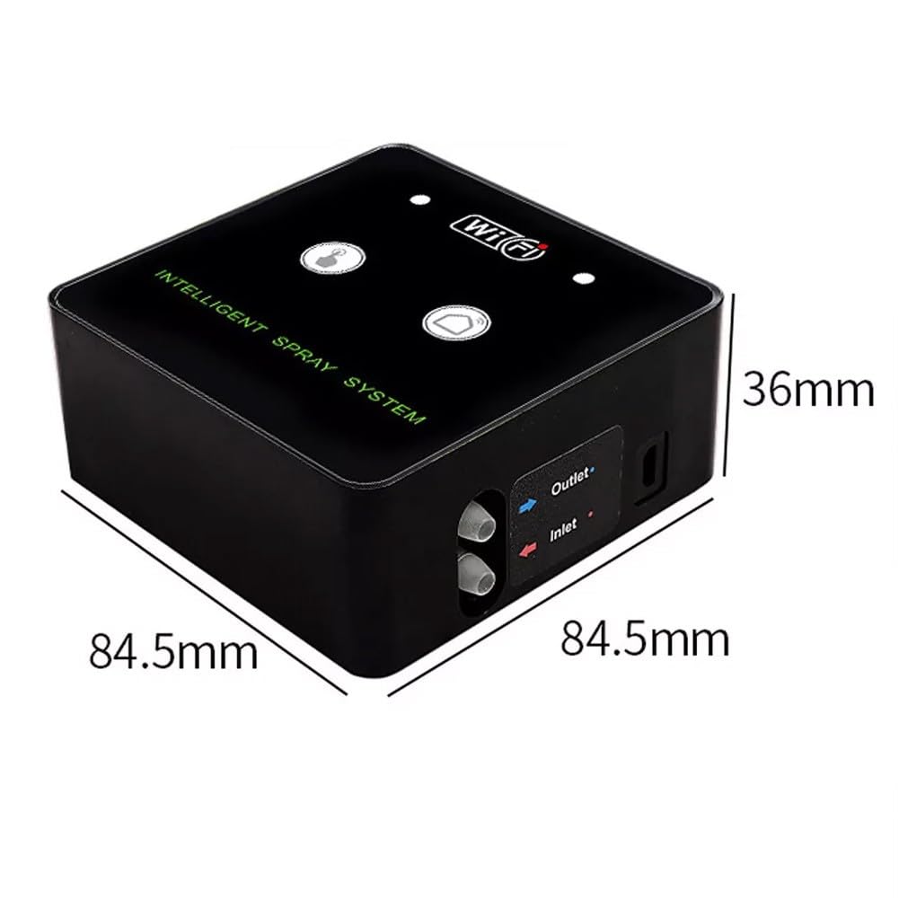 Système de brumisation automatique pour terrarium, minuterie et télécommande pour plantes reptiles, kit de buse de brouillard fin avec filtre