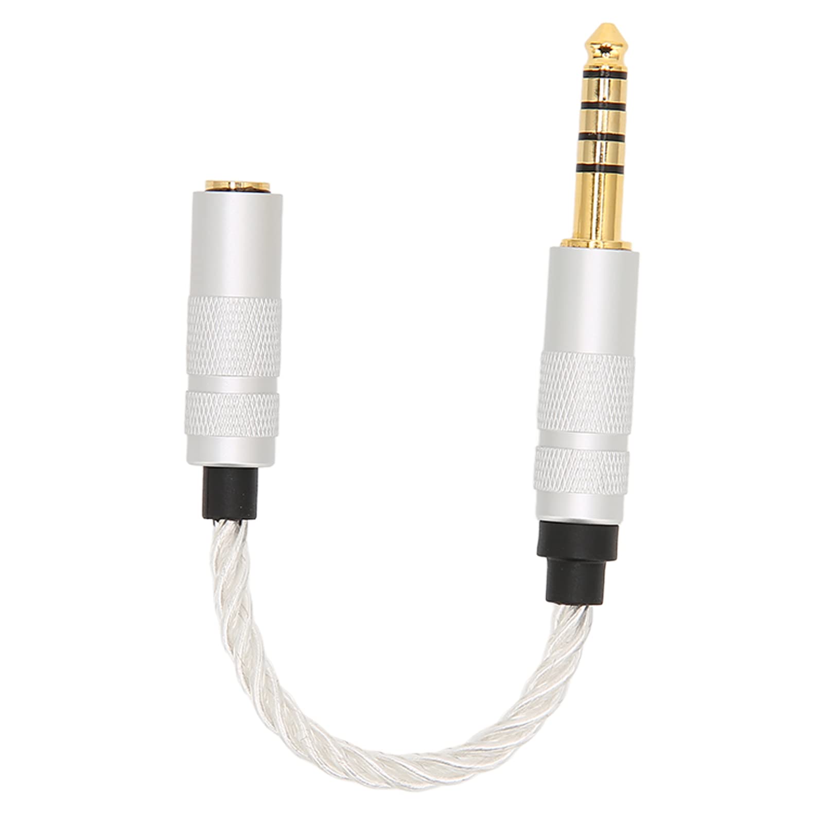 Headphone Adapter Cord, Transparent TPE, Gold Plated Connector, Compatible, 4.4mm to 3.5mm, for NW ZX507, Lotoo Cayin N6ii DAP Sound Player