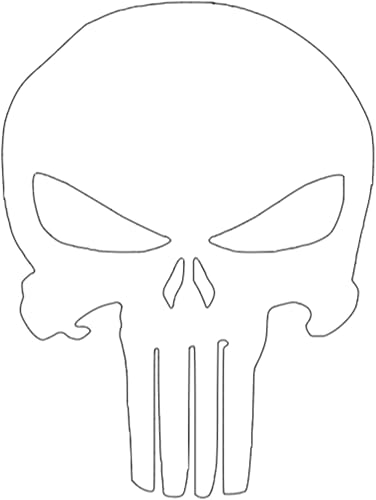 Vista 30 de Calcomanía termoadhesiva Evil Skull Head Punisher, parche gráfico HTV listo para aplicar, calcomanías de transferencia para manualidades, camisas
