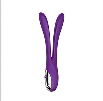 Vibrador silicona Doble Tenedor clítoris estimular Ano ...