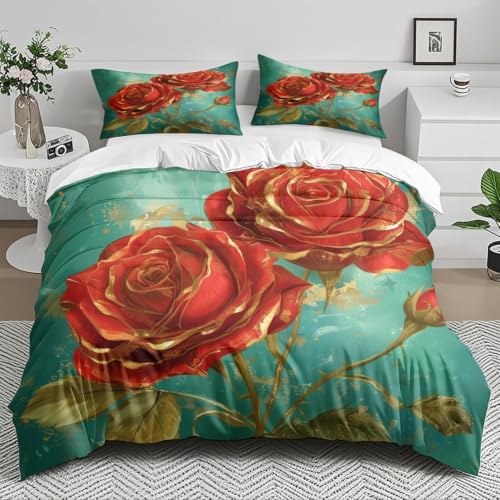 Housse de couette 220x240 anti-transpiration lavable avec taies d'oreiller - 4