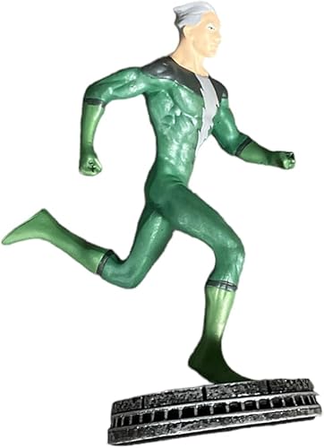 Miniatura 2 de Eaglemoss Marvel Chess Collection Quicksilver - Peón de resina metálica esculpido a mano sin plomo con historia de fondo y revista Storyline Recap