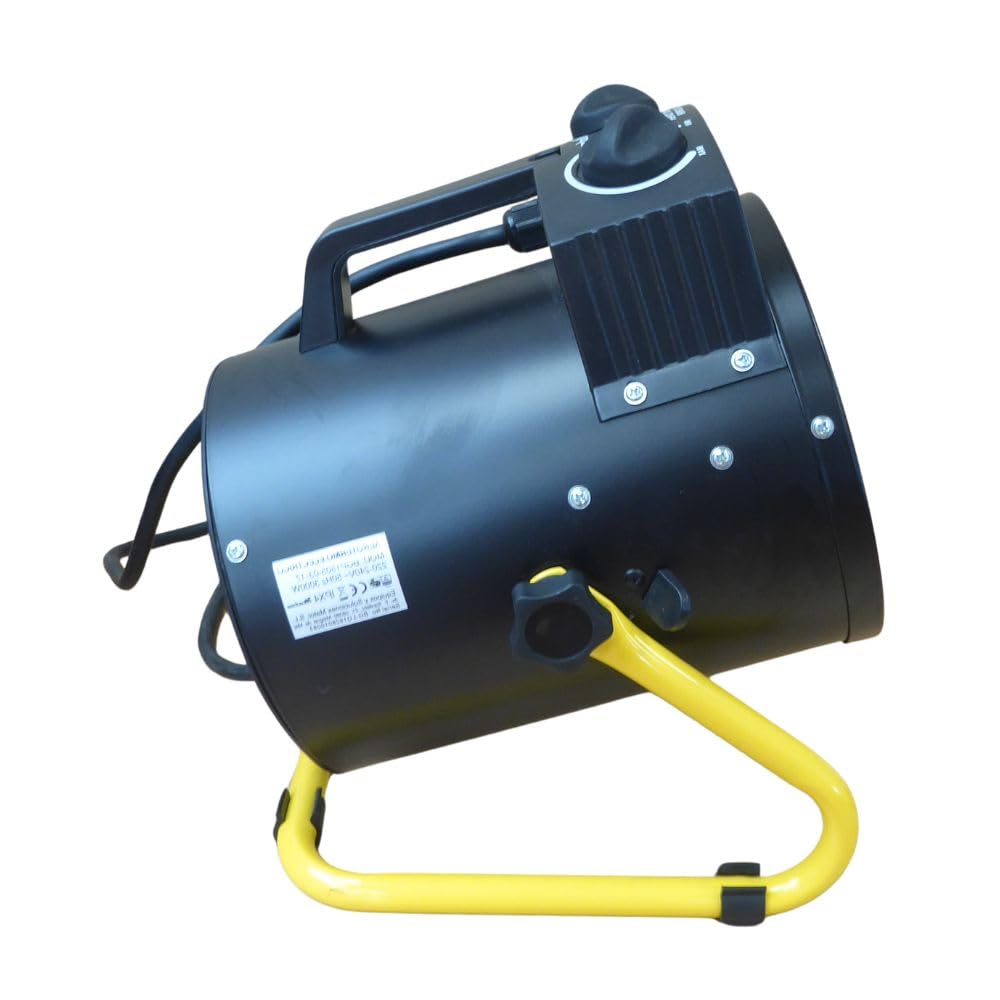 Aerotermo Eléctrico Industrial 5KW Calefactor Portátil y Ligero con Termostato Ajustable- EH CANNON BGP 05