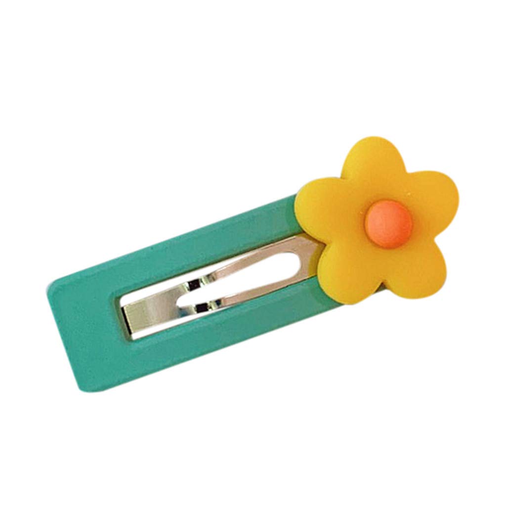 Bylater Fashion Hair Barrettes Sweet Artificial Macaron Acrylic Resin Hairpins for Women Girls Headwear Styling Tools Hair Accessories(I)