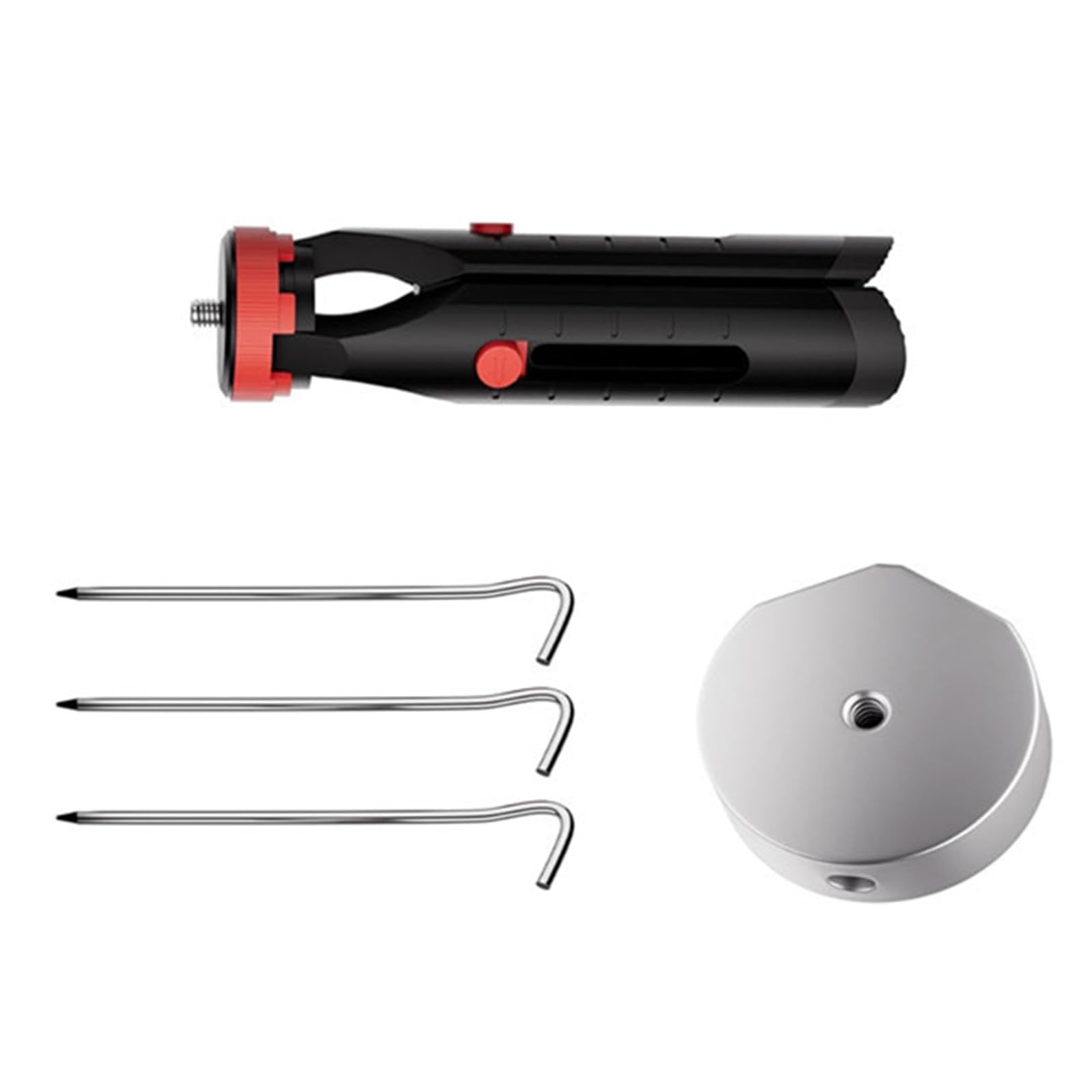 Trépied adaptateur pliable portable en aluminium léger et facile à transporter pour voyage, camping, utilisation en extérieur