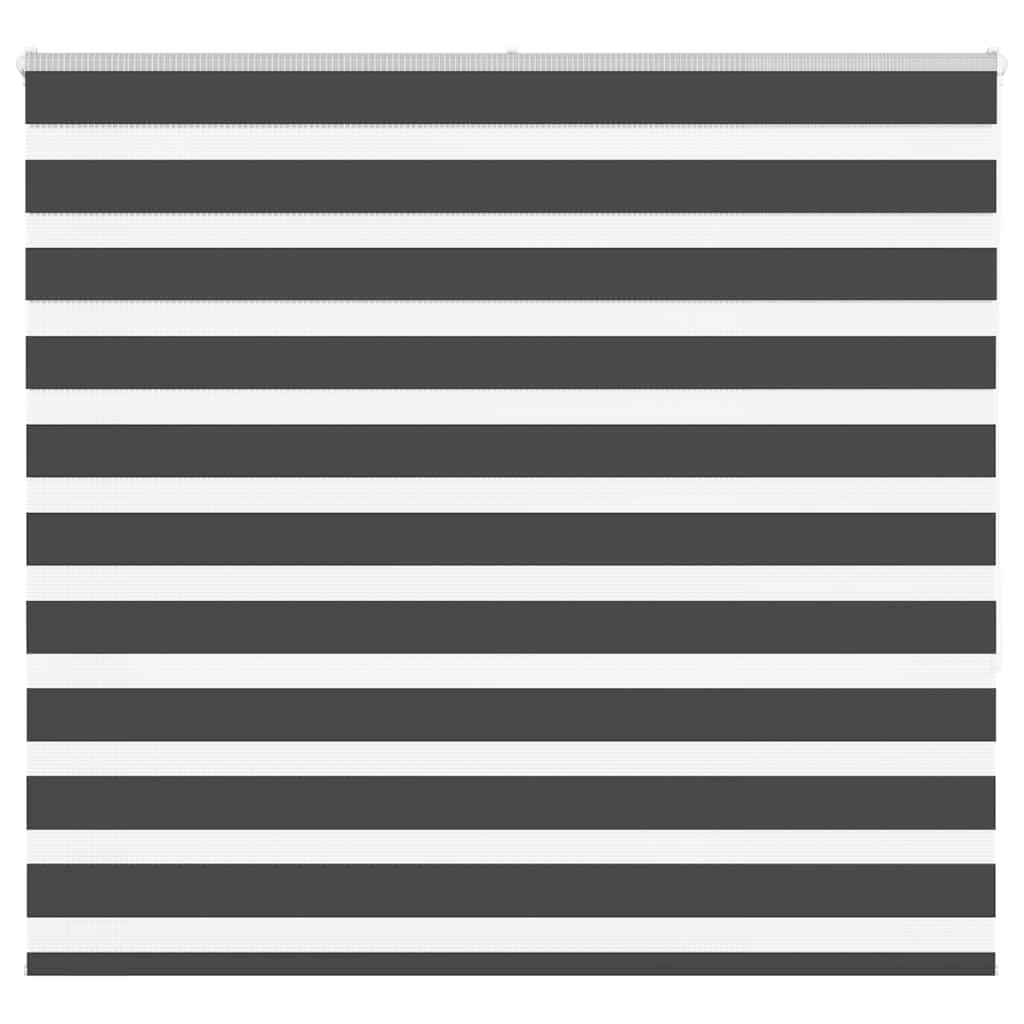 Store Zebre Noir 155x150 cm Polyester