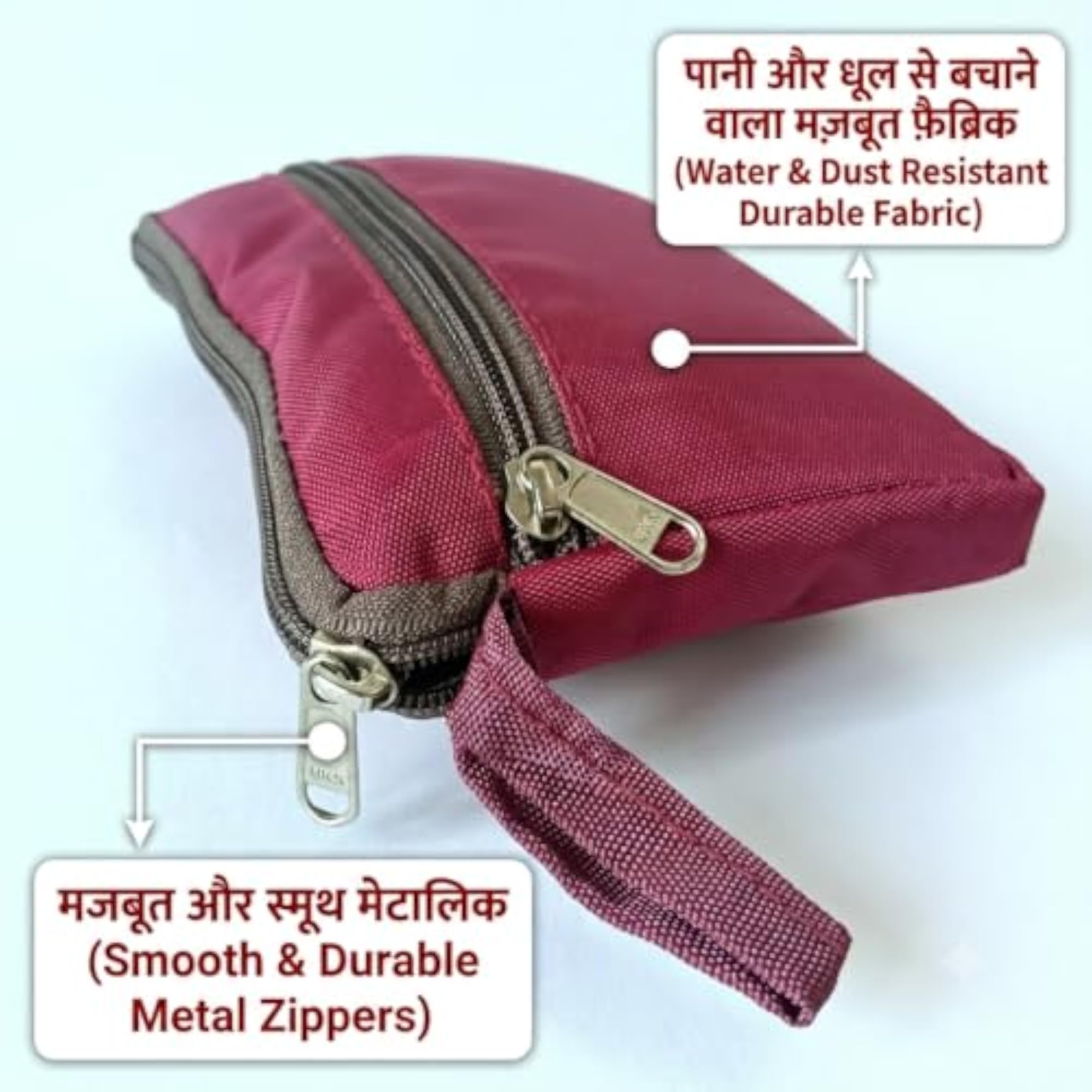 Multipurpose Waterproof Zipper Pouch for Women and Men