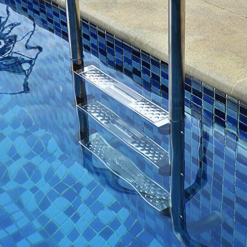 Escalera para piscina con 3 peldaños antideslizantes miniatura 6