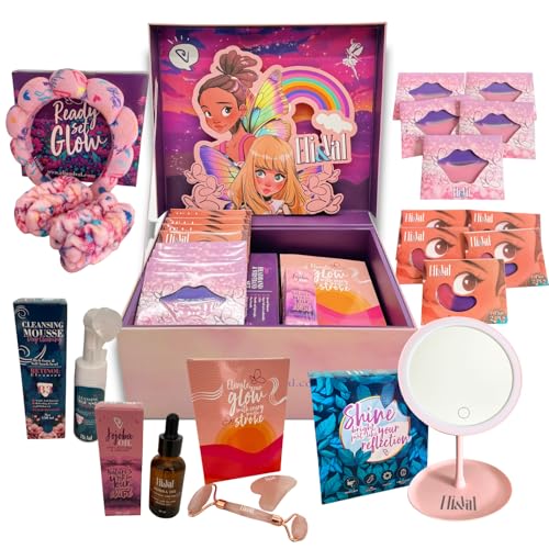 Tween Gift Box Gifts Basket Teen Girl Spa Kit for Teen Girls with Skincare and Self-Care Essentials Birthday or Holiday Present