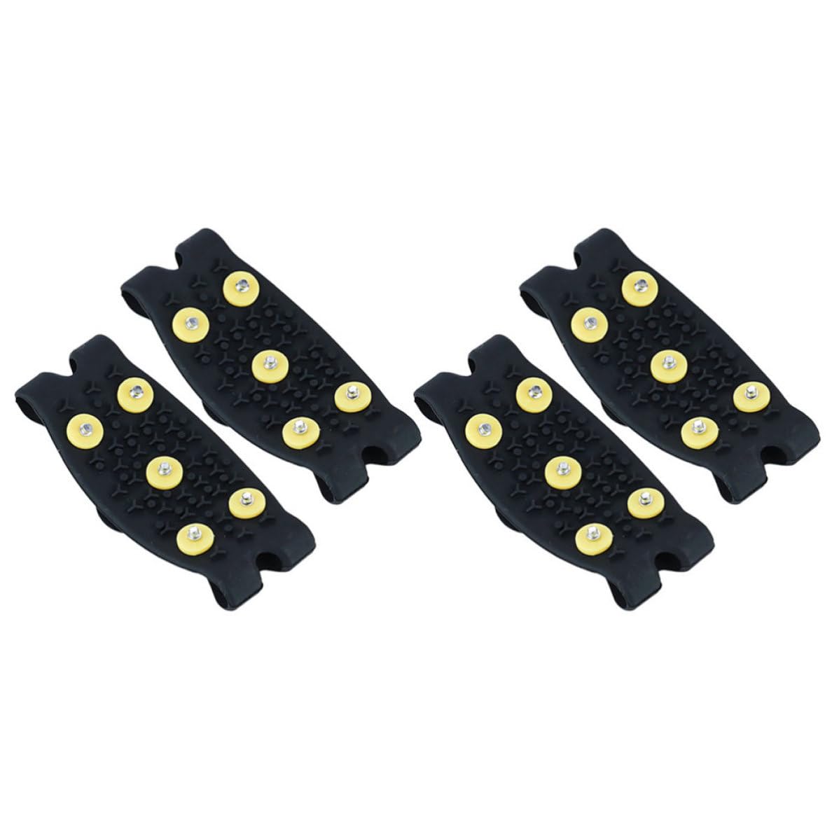 Alasum Cubiertas Antideslizantes para Zapatos Hombres Pinzas de Escarcha TPE, 2 Pares, Firme Agarre para Senderismo y Caminata en Invierno
