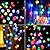 Solar String Lights Outdoor 100 Led 40 Feet Multi-Color Crystal Globe Lights with 8 Lighting Modes, Waterproof Solar Powered Patio Lights for Garden Yard Porch Wedding Party Decoration