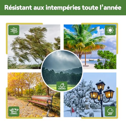 Bâche de service 2x2m imperméable idéale pour tente de camping et bac à sable - 7