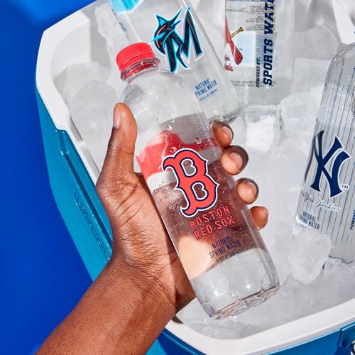 Pulse+ New York Yankees Natural Spring Water - Borraccia Sportiva Naturale, Riciclabile E Senza Bpa, Confezione Da 24 - 6