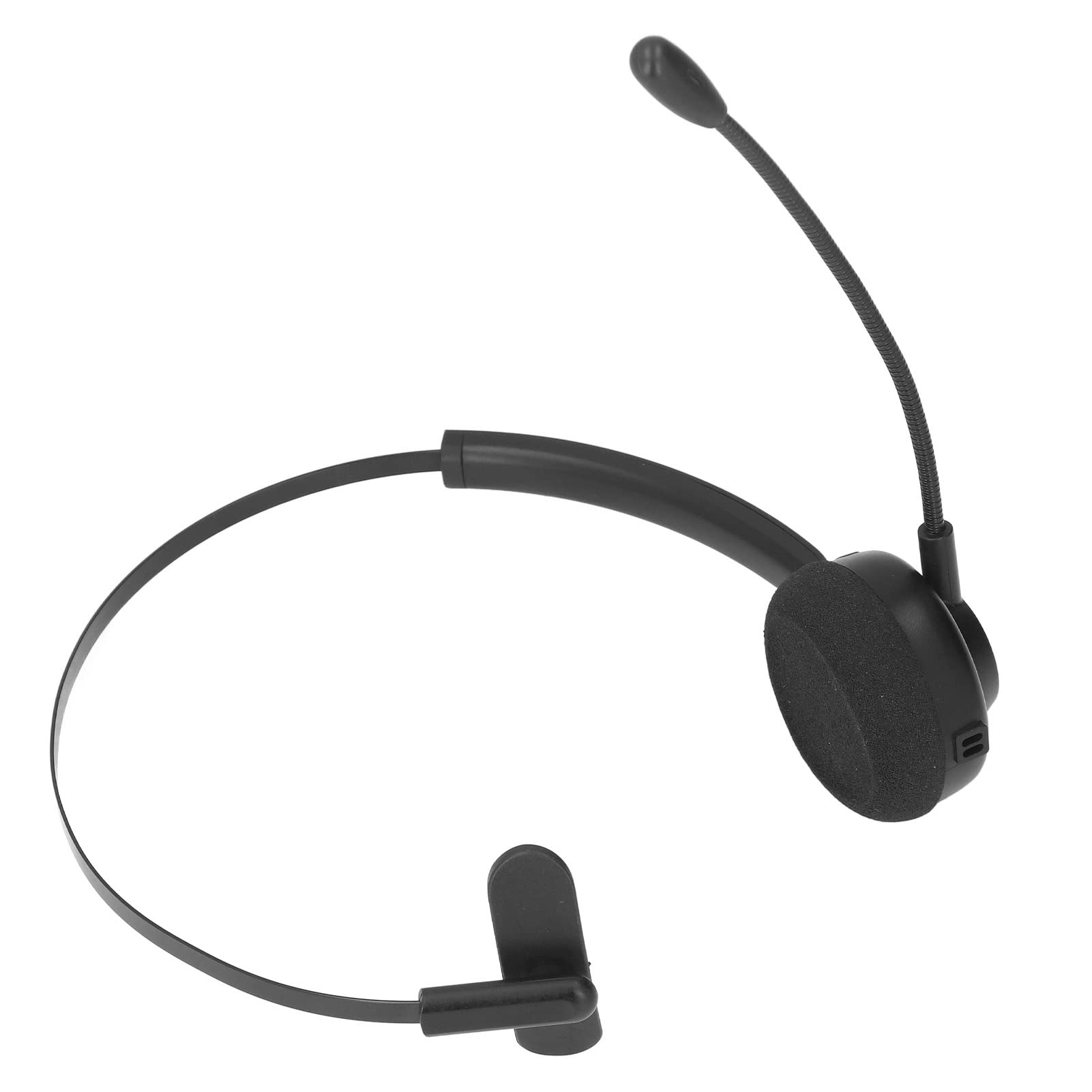 Zestaw Słuchawkowy Call Center, Bezprzewodowy Zestaw Słuchawkowy Bluetooth 5.1, Mikrofon z Redukcją Szumów na Jedno Ucho do Call Center, Klasa Online