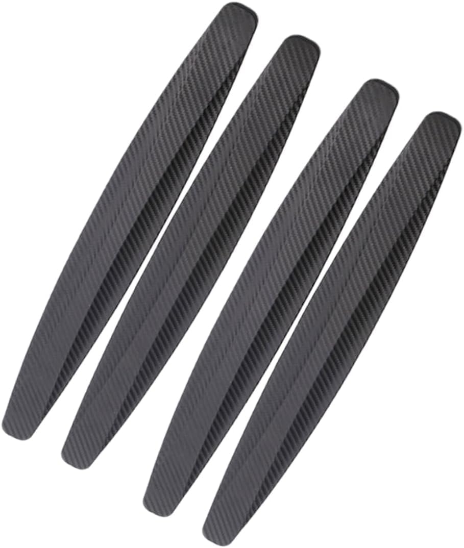 4pcs Car Bumper Protector Edge Protector Car Door Edge Protector Car Door Dent Protector Trim Rubber Black Car Anti-collision Sticker Car Door Guard Door Protection Bumper Strip