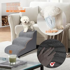 Topmart-Dog-Stairs-for-Small-Dogs-3-Step-157H-Dog-Steps-for-Beds-Couches-with-All-Round-Waterproof-Cover-Non-Slip-Sturdy-Dog-Ramp-for-Old-Cats-Injured-Pets - Cucciolini Doodles   Topmart-Dog-Stairs-for-Small-Dogs-3-Step-157H-Dog-Steps-for-Beds-Couches-with-All-Round-Waterproof-Cover-Non-Slip-Sturdy-Dog-Ramp-for-Old-Cats-Injured-Pets
