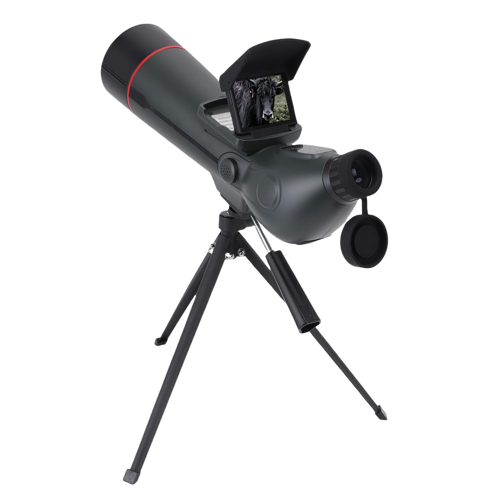 4K Spotter Scope Dual-Bildschirm F4.0-Blende Optisches Glas Vogelbeobachtung