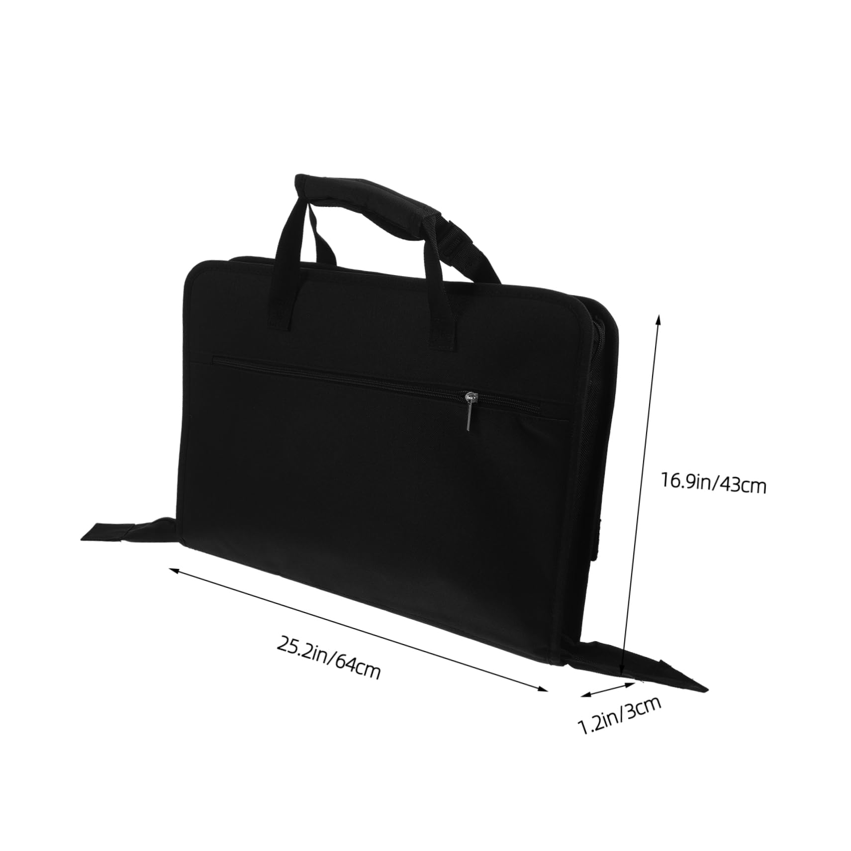 OUNONA Table Pliante Voiture Noire Compacte en Tissu Oxford pour Repas