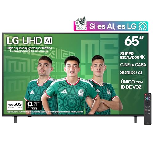 Catálogo de pantalla de 65 que puedes comprar esta semana. 48 LG Pantalla 65 Pulgadas UHD AI UA8050 4K Smart TV 2025