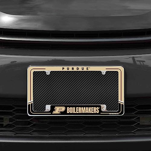 Cadre de plaque Purdue Boilermakers chromé et durable pour auto - 2